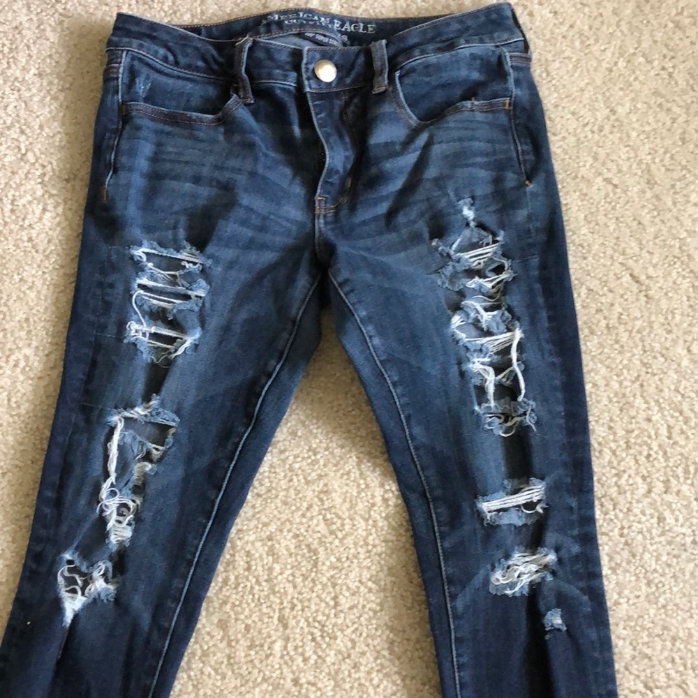 American Eagle 360 Super Stretch Jeggings size 8
